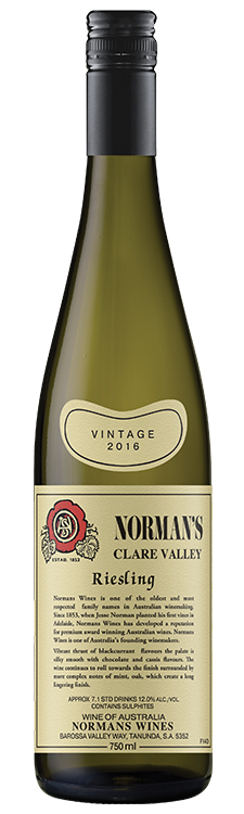 Normans Heritage Series Clare Valley Riesling 2016